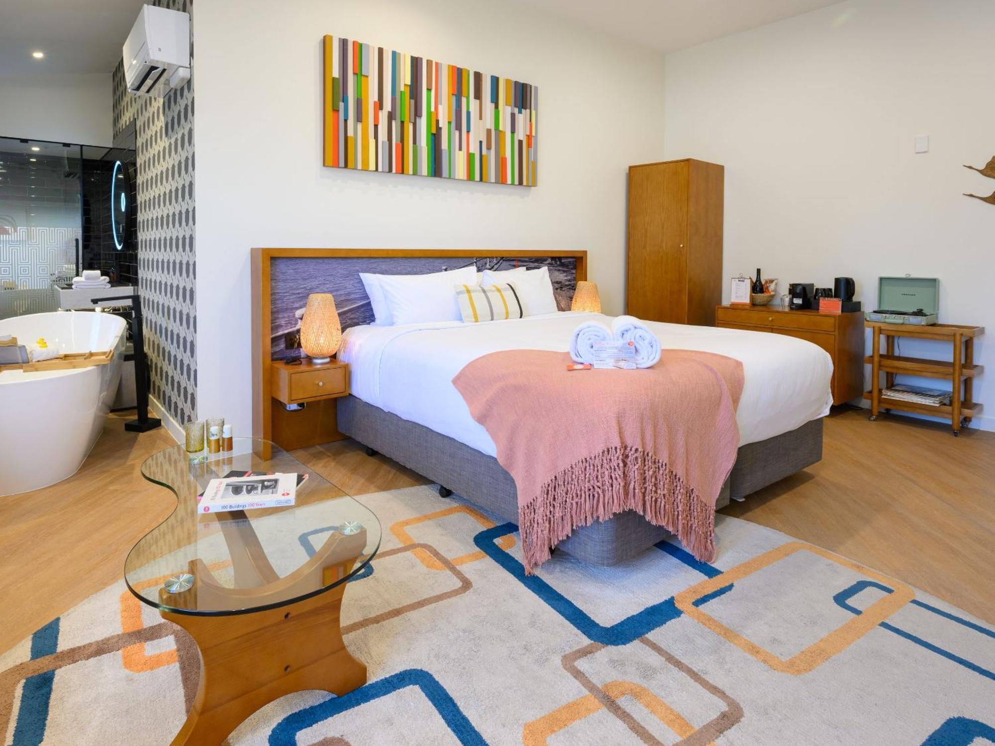 Ohtel Auckland Hotel Bagian luar foto A room at the hotel