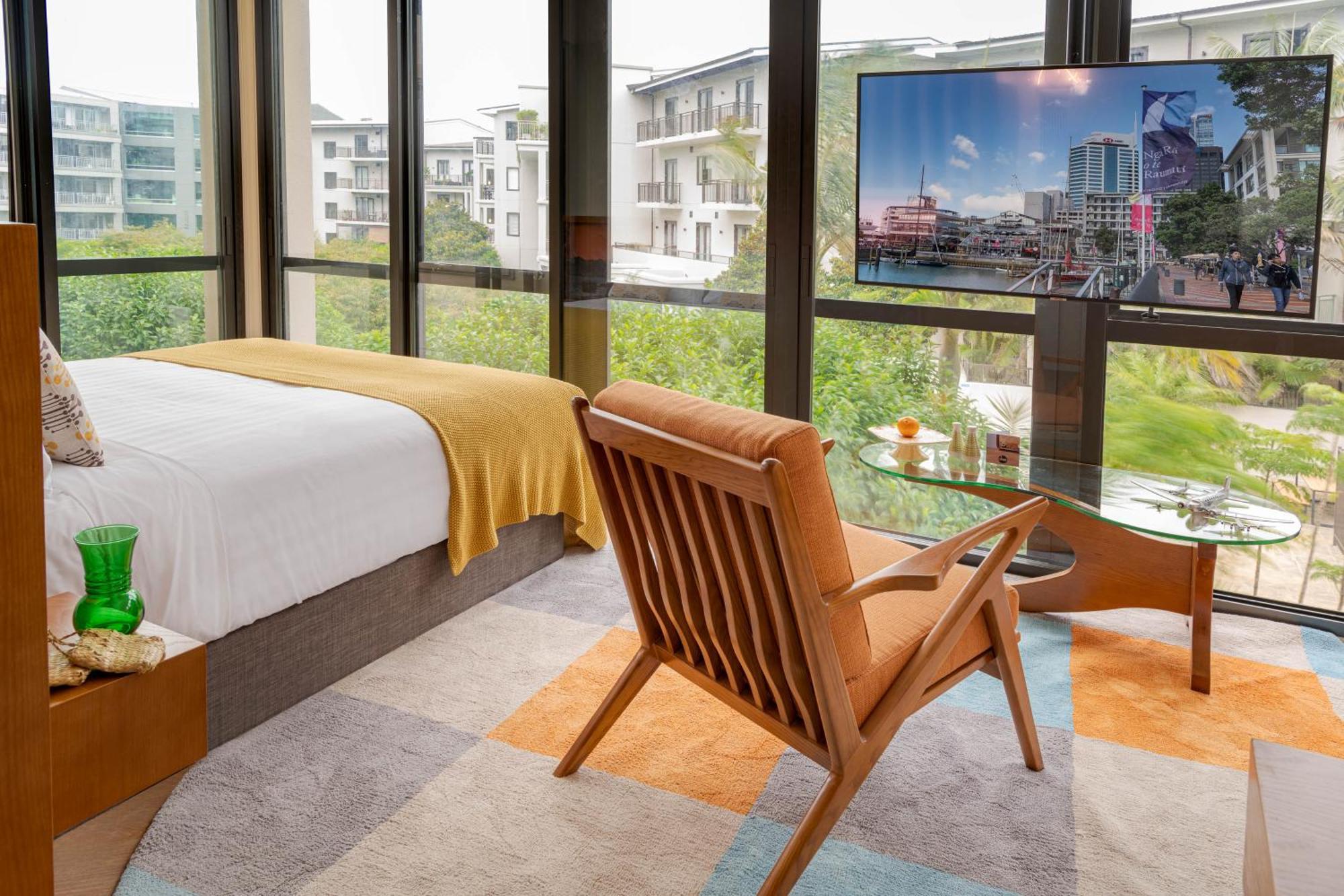 Ohtel Auckland Hotel Bagian luar foto A bedroom at the hotel