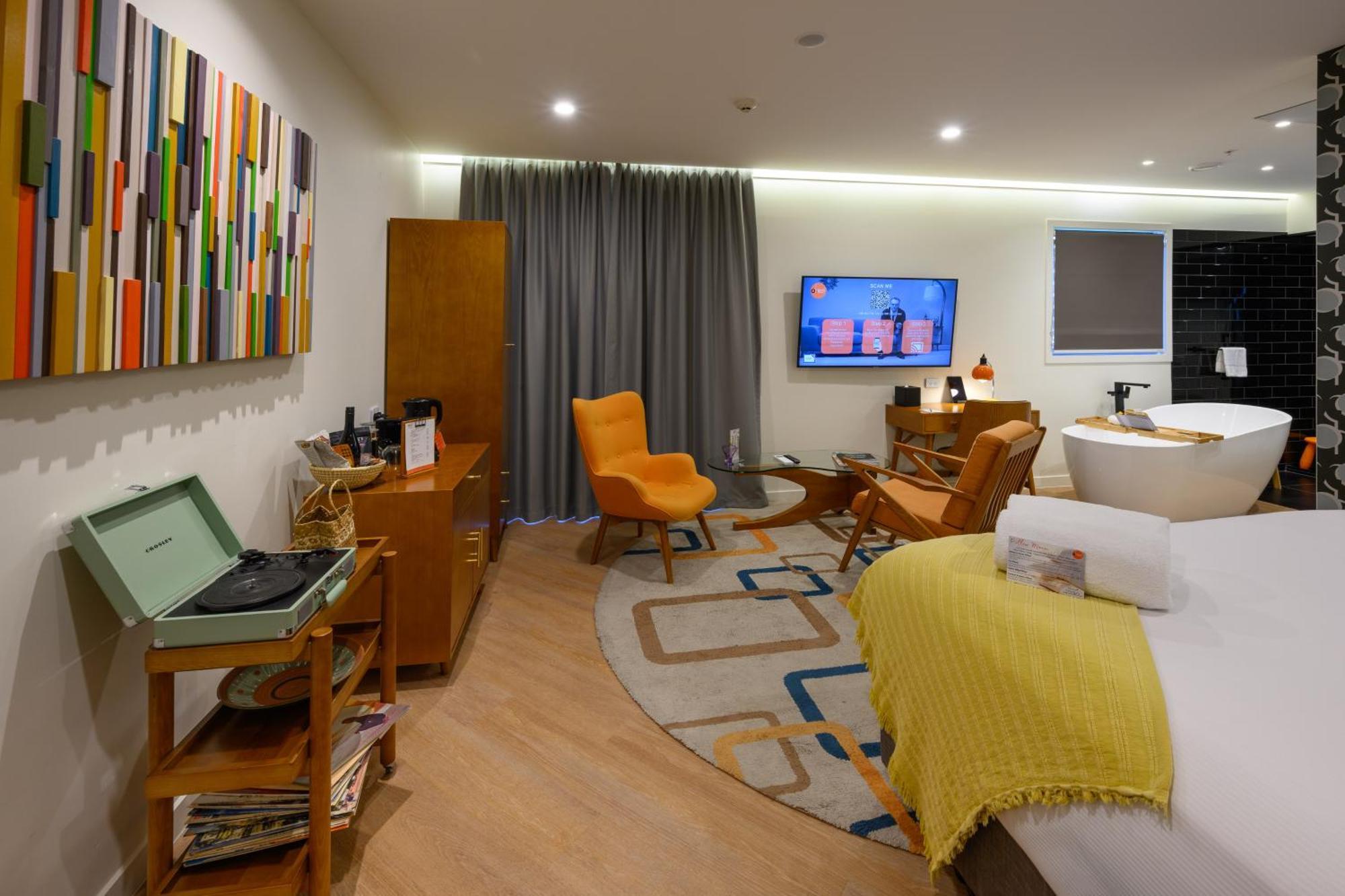 Ohtel Auckland Hotel Bagian luar foto A room at the hotel