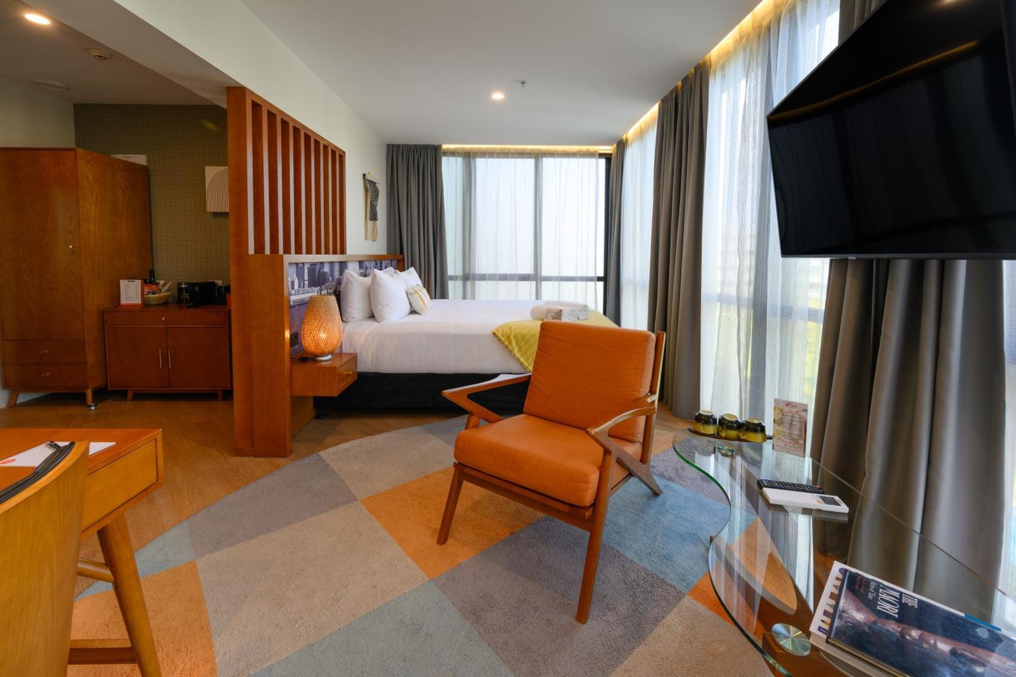Ohtel Auckland Hotel Bagian luar foto A room at the hotel