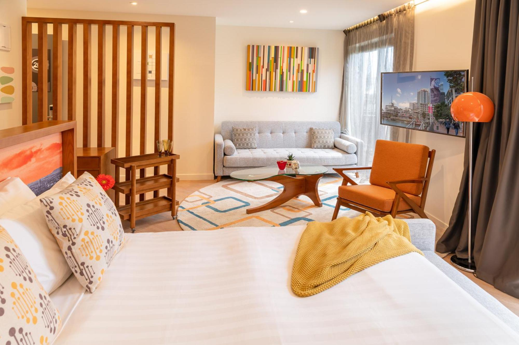 Ohtel Auckland Hotel Bagian luar foto A room at the hotel