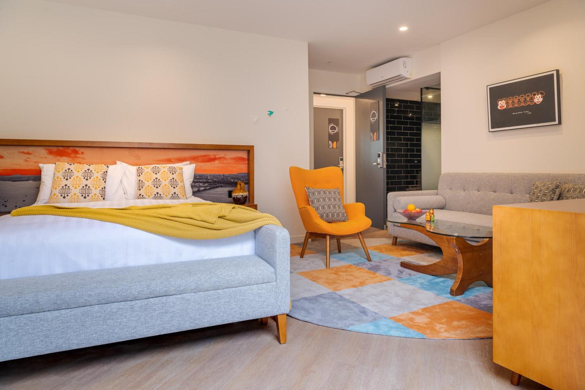 Ohtel Auckland Hotel Bagian luar foto A room at the hotel