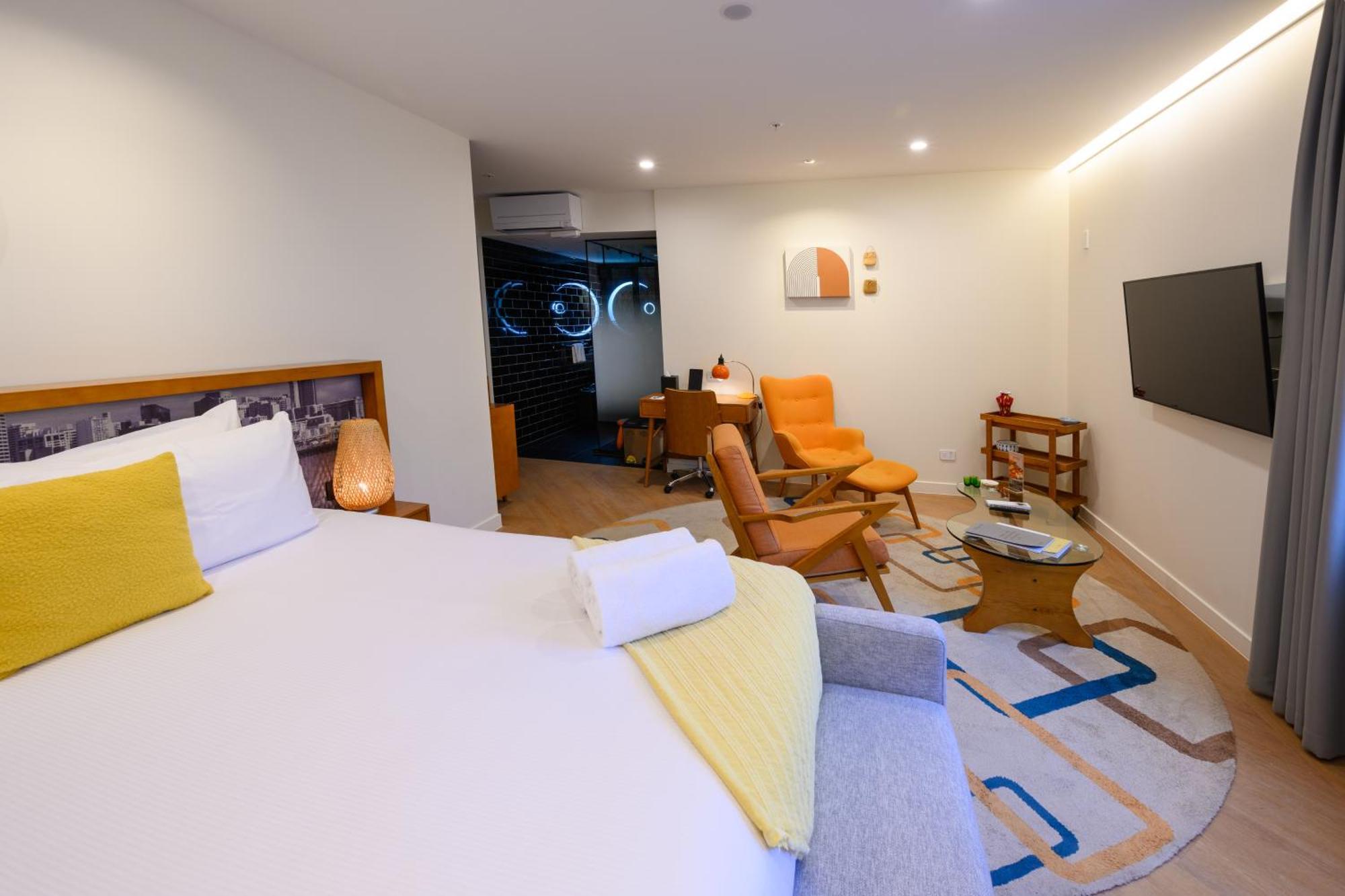 Ohtel Auckland Hotel Bagian luar foto A room at the hotel
