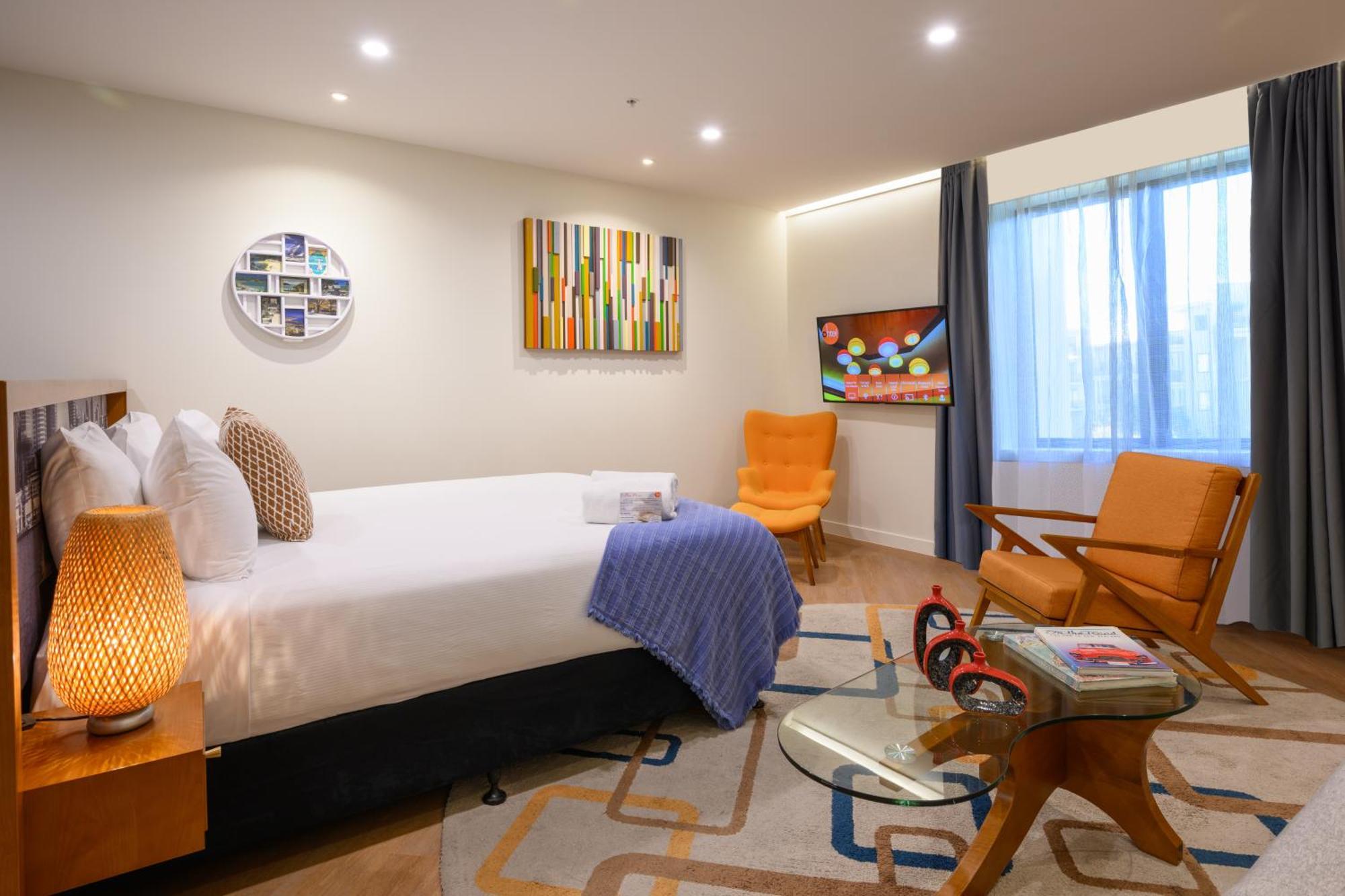 Ohtel Auckland Hotel Bagian luar foto A room at the hotel